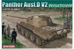 Model Kit tank 6830 - Panther Ausf.D V2 Versuchsserie (Smart Kit) (1:35)