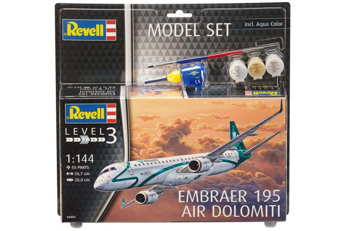 ModelSet letadlo 64884 - Embraer 195 Air Dolomiti (1:144)