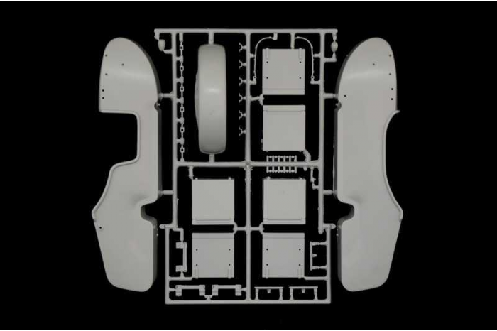 Model Kit military 7403 - German Military Motorcycle with Sidecar (1:9)
