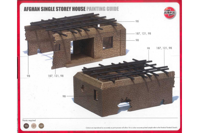 Classic Kit budova A75010 - Afghan Single Storey House (1:48)