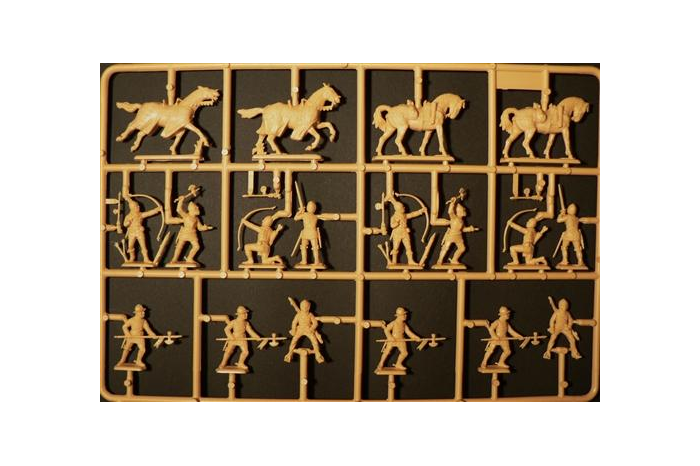 Model Kit figurky 6027 - ENGLISH KNIGHTS AND ARCHERS (100 YEARS WAR) (1:72)