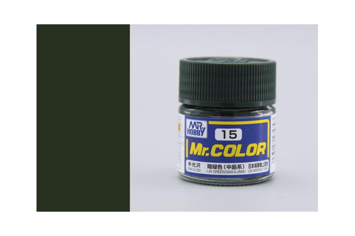 Mr. Color - C015: IJN zelená (Nakajima) pololesklá