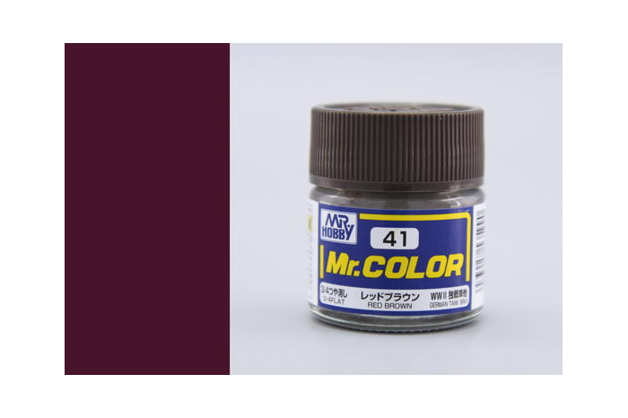 Mr. Color - C041: Červeno hnedá matná