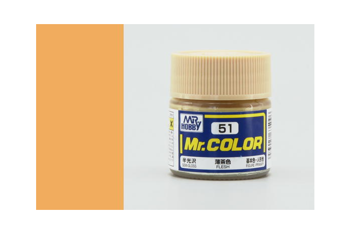 Mr. Color - C051: Telová pololesklá