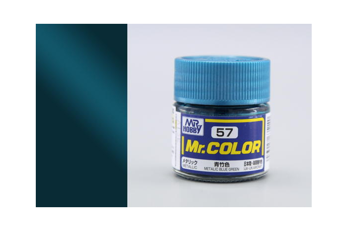 Mr. Color - C057: Kovovo modrozelená metalická