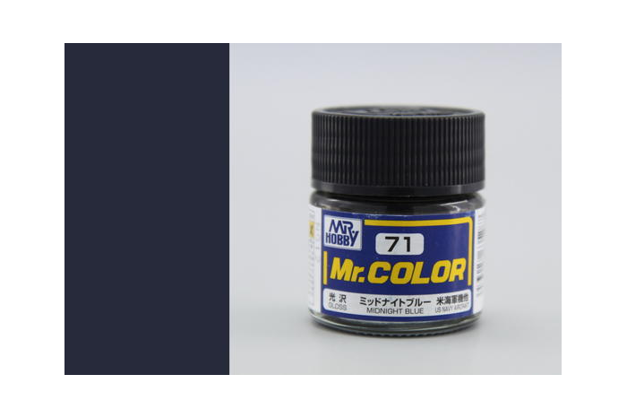 Mr. Color - C071: Polnočná modrá lesklá