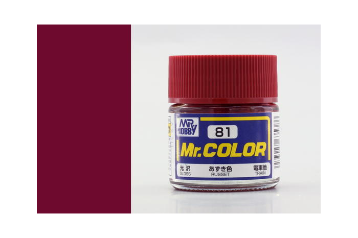 Mr. Color - C081: Červenohnedá lesklá