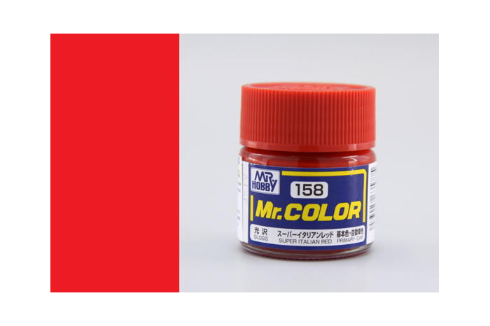 Mr. Color - C158: Super talianska červená lesklá