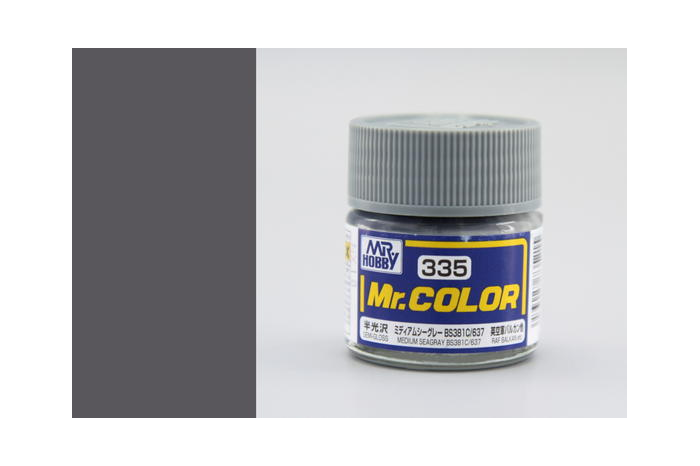 Mr. Color - C335: Stredná morská sivá BS381C/637 pololesklá