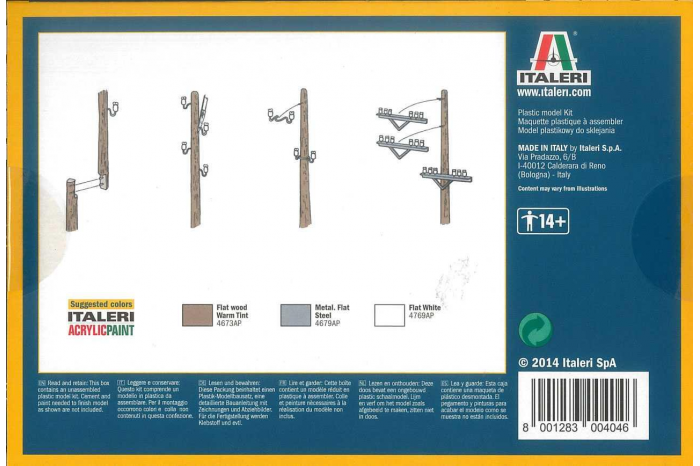 Model Kit doplňky 0404 - TELEGRAPH POLES (1:35)