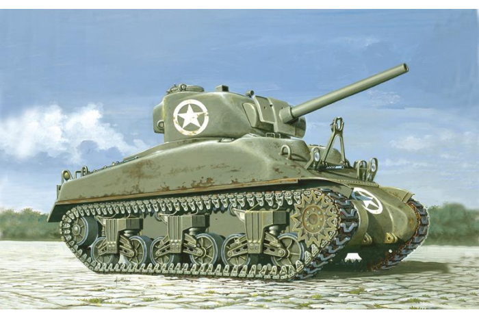 Model Kit tank 7003 - M4 SHERMAN (1:72)