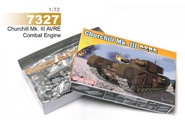 Model Kit tank 7327 - Churchill Mk.III AVRE (1:72)