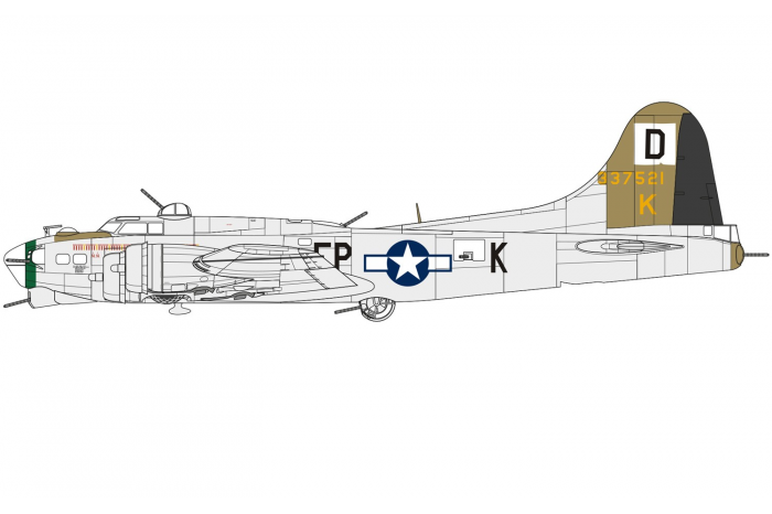Boeing B-17G FLYING FORTRESS (1:72) - A08017