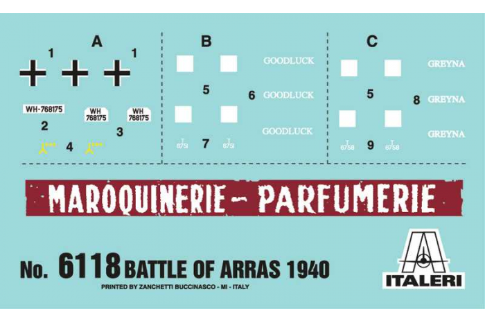 Model Kit diorama 6118 - WWII BATTLESET - Battle of Arras 1940 - Rommel's Offensive (1:72)