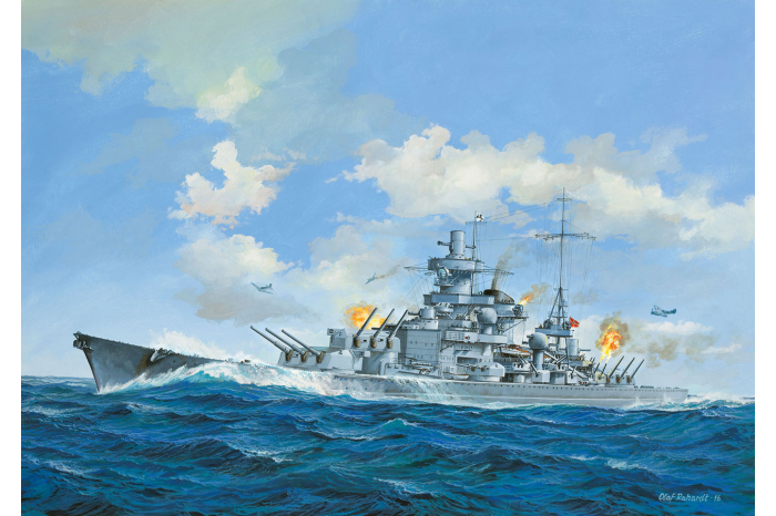 Plastic ModelKit loď 05037 - Scharnhorst (1:570)