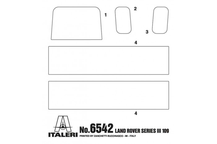 Model Kit auto 6542 – LAND ROVER III 109 „Guardia Civil“ (1:35)