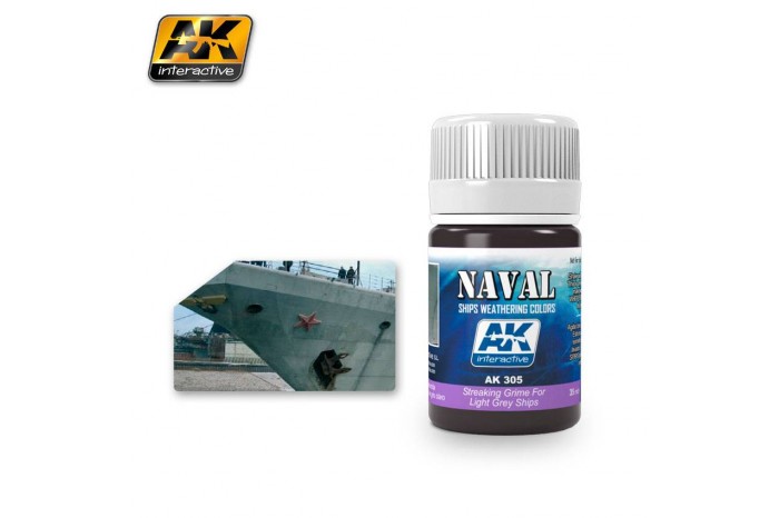 Streaking Grime for Light Grey Ships - AK305