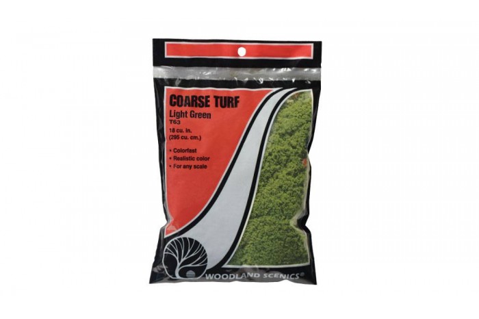 Hrubý svetlý trávnik (Coarse Turf Light Green Bag) - T63