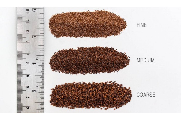 Jemný hnedý štrk (Brown Fine Ballast Shaker) - B1372