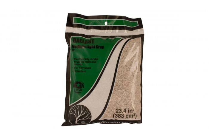 Svetlošedý štrk (Light Gray Fine Ballast Bag) - B74