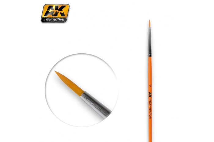 ROUND BRUSH 1 SYNTHETIC - AK603