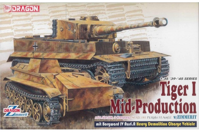 Model Kit tank 6866 - Pz.Kpfw.VI Ausf.E Tiger I Mid Production Remote Controller 
mit Borgward Ausf.A Heavy Demolition Vehicle
s