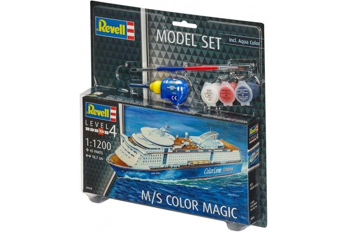 ModelSet loď 65818 -  M/S Color Magic (1:1200)