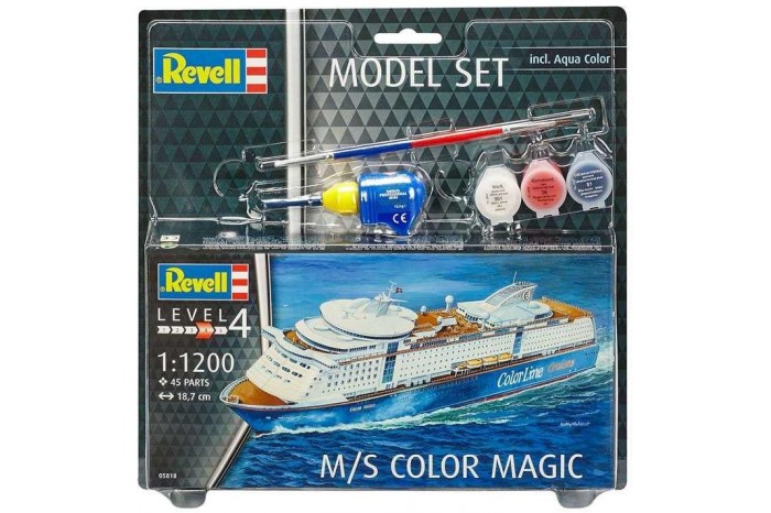 ModelSet loď 65818 -  M/S Color Magic (1:1200)