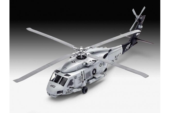 Plastic ModelKit vrtulník 04955 - SH-60 Navy Helicopter (1:100)