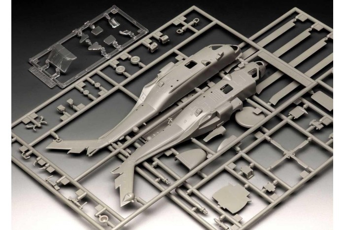 Plastic ModelKit vrtulník 04955 - SH-60 Navy Helicopter (1:100)