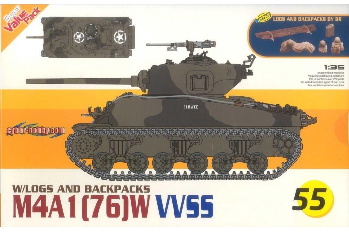 M4A1(76)W VVSS 1:35 - 9155