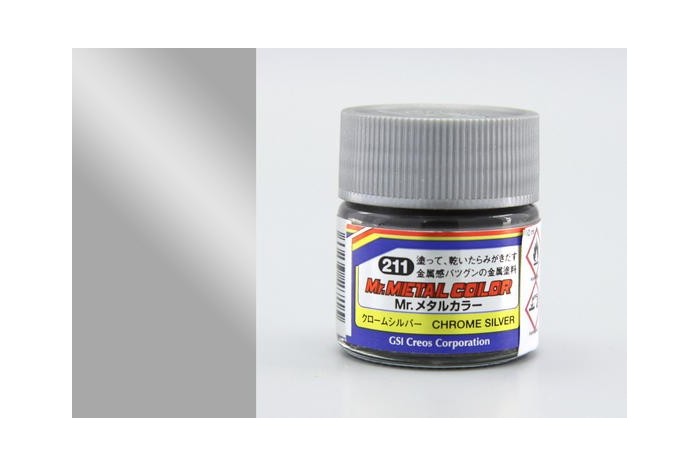 Mr. Metal Color - MC211: chrómovo strieborná