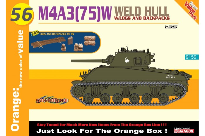 Modelkit tank 9156 - M4A3(75)W Welded Hull 1:35