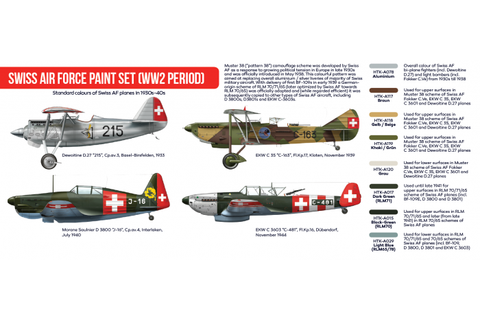Švajčiarske letectvo za 2. sv. vojny (Swiss Air Force WW2 period) - AS15