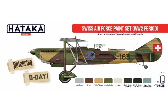 Švajčiarske letectvo za 2. sv. vojny (Swiss Air Force WW2 period) - AS15