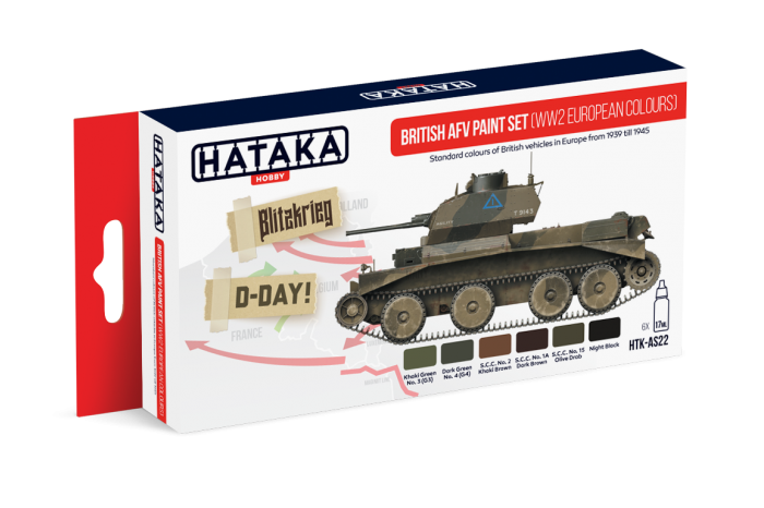 Britská technika v európskych farbách 2. sv. vojny (British AFV WW2 European colours) - AS22