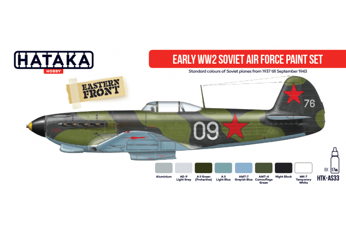 Sovietske letectvo skoré obdobia 2. sv. vojny (Early WW2 Soviet Air Force) - AS33