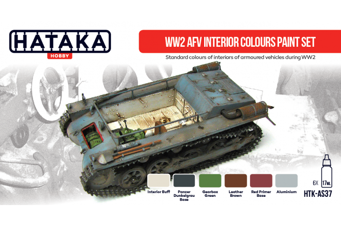Interiéry vojenskej techniky 2. sv vojny (WW2 AFV Interior Colours) - AS37