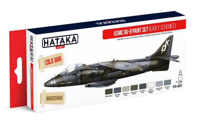 USMC Harrier AV-8 pôvodnú kamufláž (USMC AV-8 early schemes) - AS63