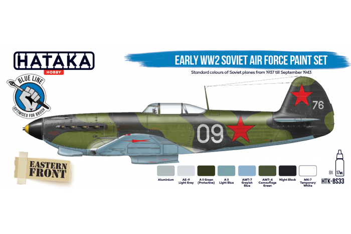 Sovietske letectvo 2. sv. vojny skoré obdobie (Early WW2 Soviet Air Force) - BS33