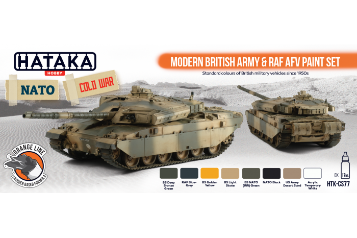 Moderná britská armádne technika a RAF (Modern British Army & RAF AFV) - CS77