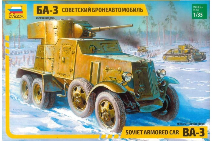 BA-3 Armored Car (re-release) (1:35) - 3546