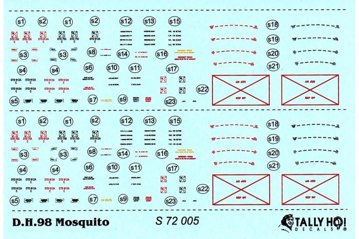 Stencils - Mosquito (1:72) - S72005