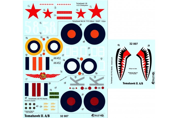 Obtlačky - Tomahawk In the Sky (1:32) - 32007