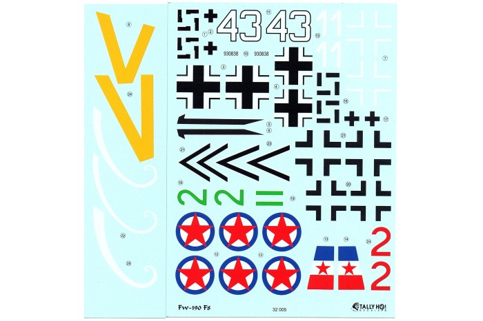 Obtlačky - FW-190 F8 (1:32) - 32005