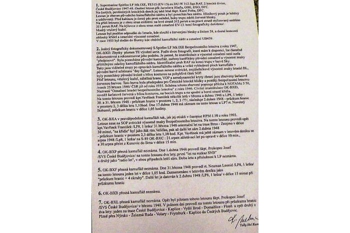 Obtlačky - Cs Spitfires 1945-1948, part 2 (1:48) - 48042