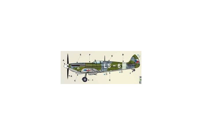 Obtlačky - Cs Spitfires 1945-1952, part 1 (1:48) - 48031