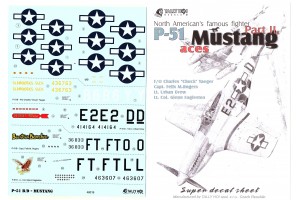 Obtlačky - P-51 B, D Mustang, part 2 (1:48) - 48019
