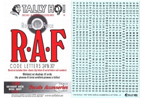 Obtlačky - RAF Code letters (1:48) - 48011