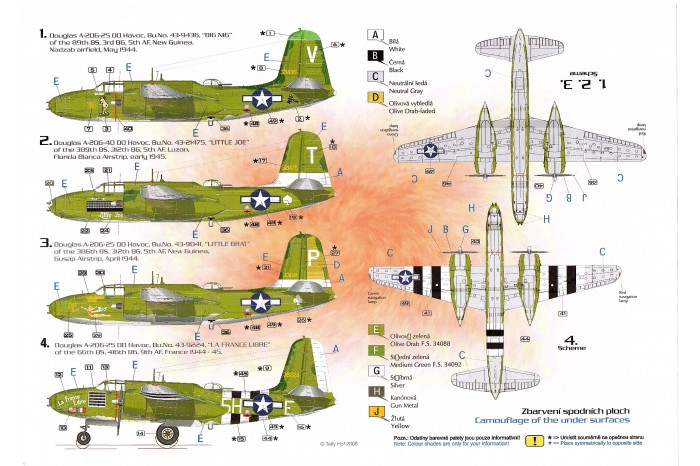Obtlačky - A-20 Boston / Havock, part 1 - 72053